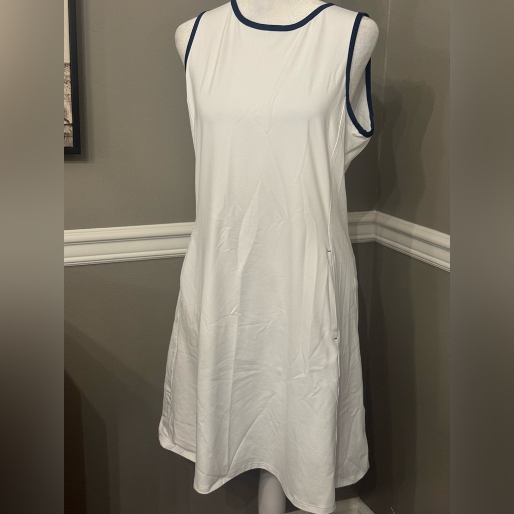 NWT Tommy Bahama Aubrey Fit and Flare IslandZone® Dress White Small - Picture 3 of 8